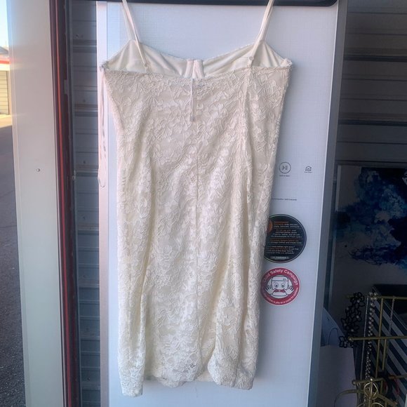 ZARA Lace Bodycon Mini Dress Size S - Picture 5 of 6